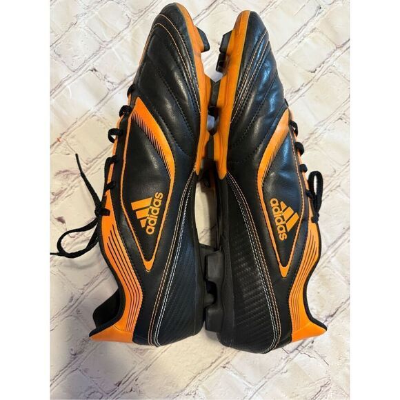 Adidas Men\'s Sz 13 Ezeiro III TRX FG Soccer Cleats Black Orange Outdoor Athletic main image 6